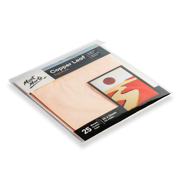 Mont Marte Copper Leaf 14cm 25 Sheets