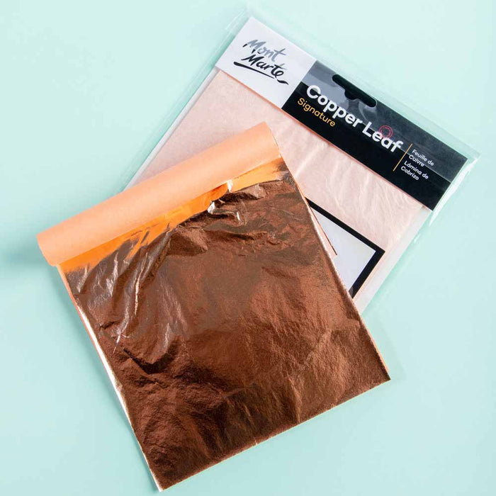Mont Marte Copper Leaf 14cm 25 Sheets