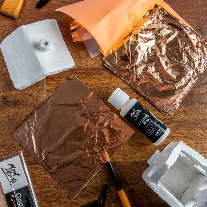 Mont Marte Copper Leaf 14cm 25 Sheets
