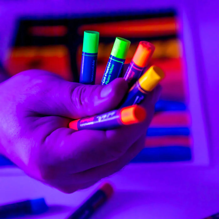 Mont Marte Oil Pastels Fluoro 12pc