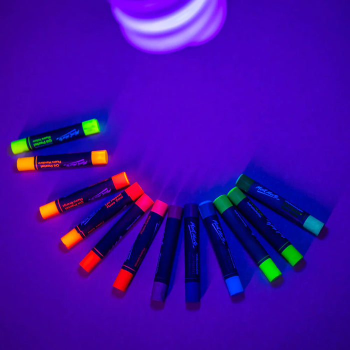 Mont Marte Oil Pastels Fluoro 12pc