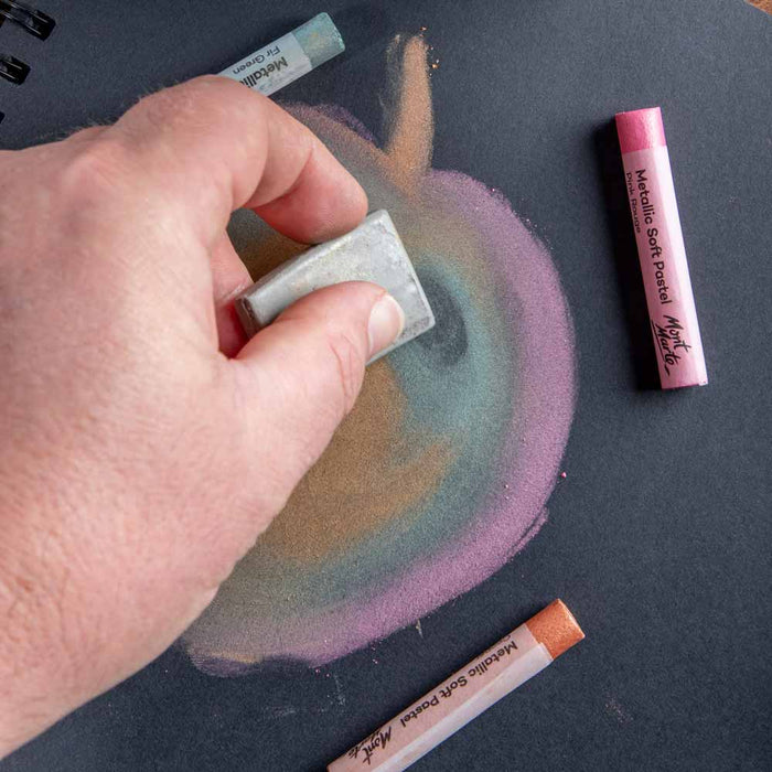 Mont Marte Metallic Soft Pastels 10pc