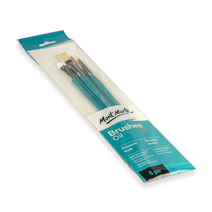 Mont Marte Oils Brush Set 5pc