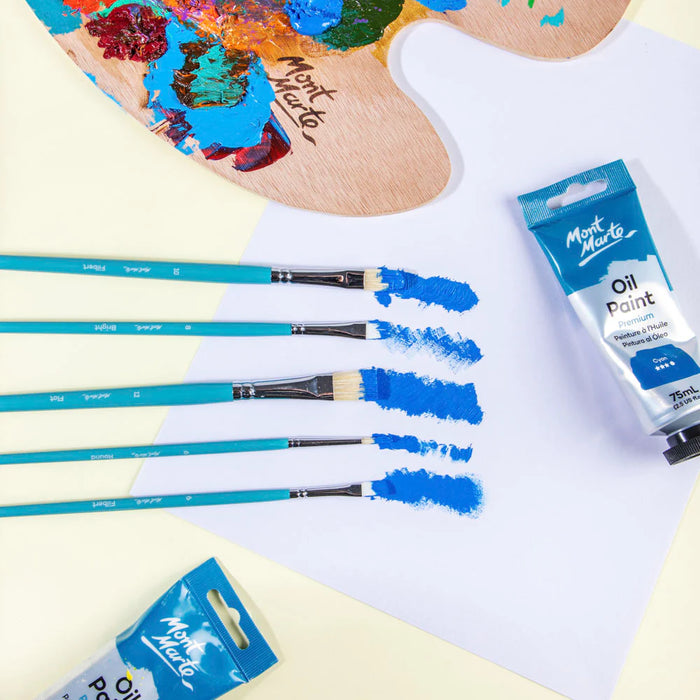 Mont Marte Oils Brush Set 5pc