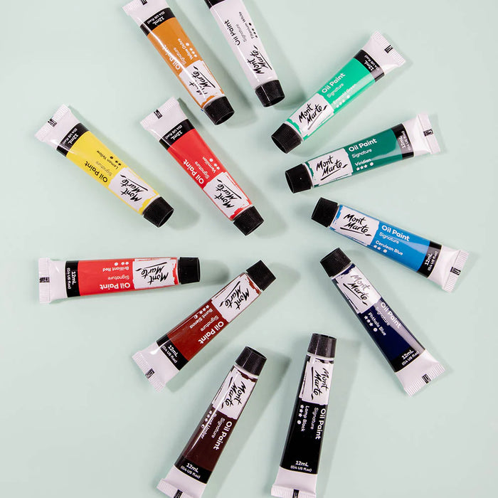 Mont Marte Oil Paints 12pc