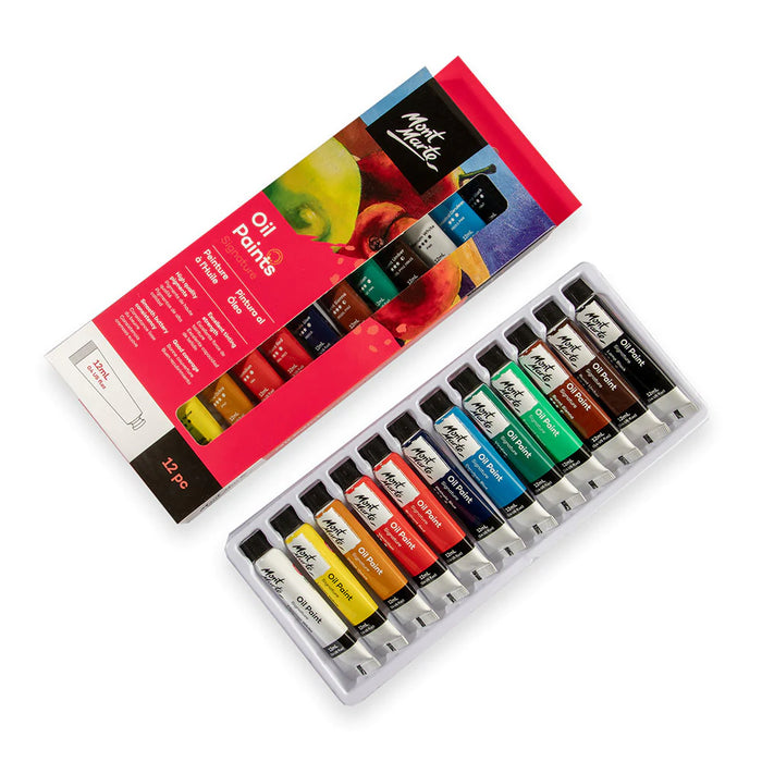 Mont Marte Oil Paints 12pc