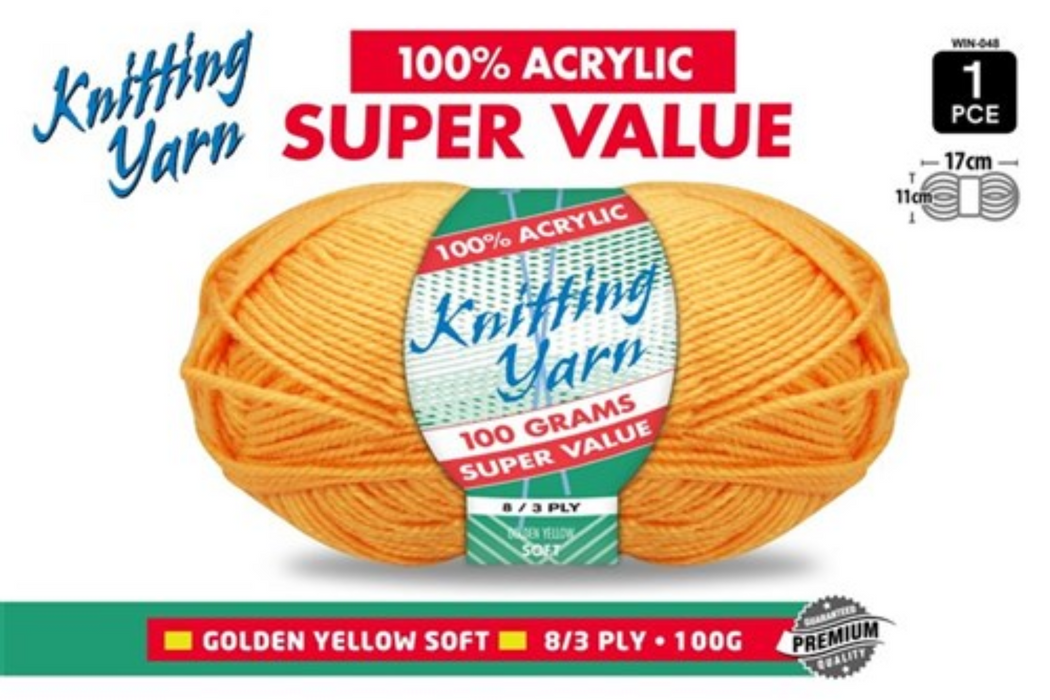 Yarn Acrylic 100g