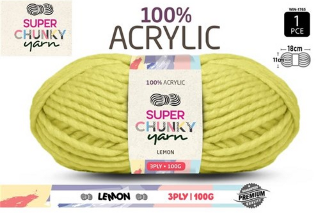 Yarn Super Chunky 100g