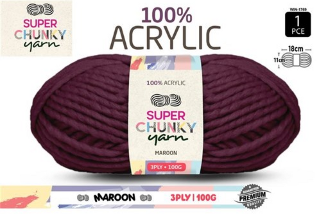Yarn Super Chunky 100g
