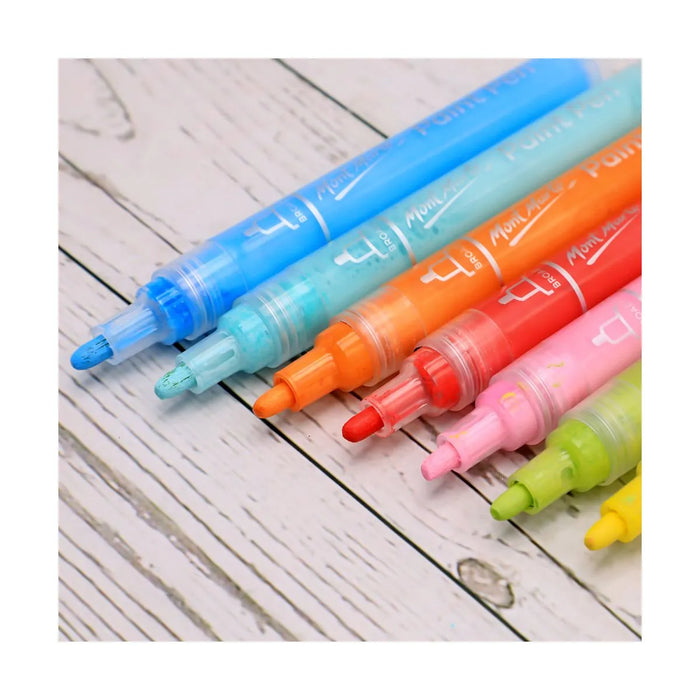 Mont Marte Acrylic Paint Pens Broad Tip 12pc