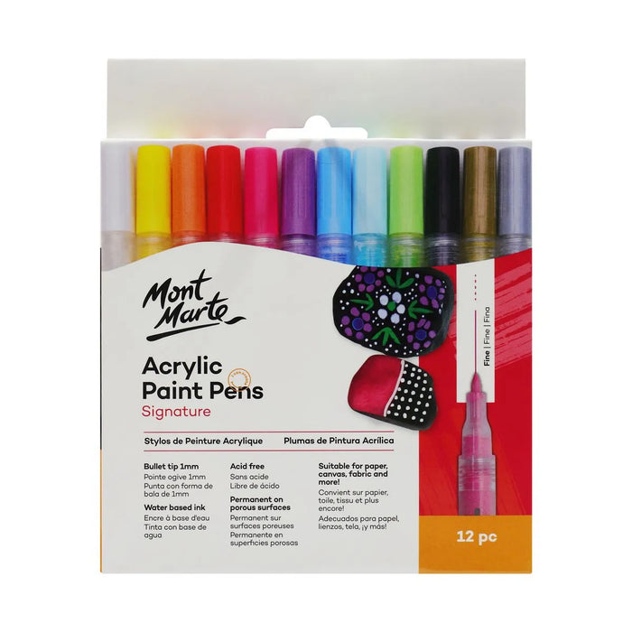 Mont Marte Acrylic Paint Pen 12pc