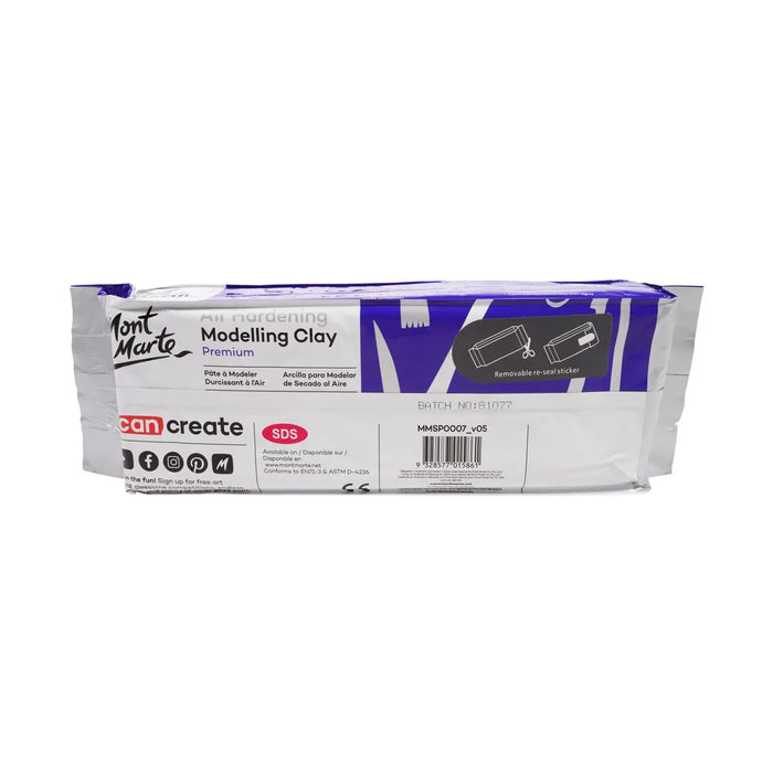Mont Marte Air Hardening Clay White 500g