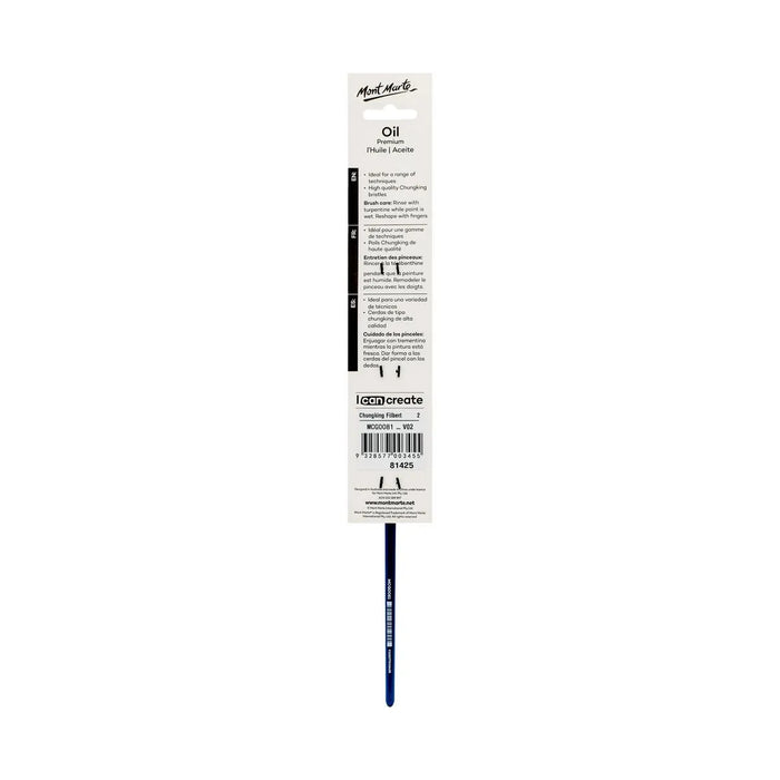 Mont Marte Brush Chunking Filbert 2