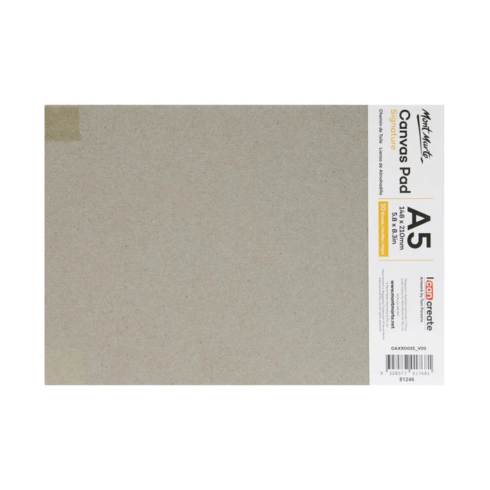 Mont Marte Canvas Pad A5 10 sheets