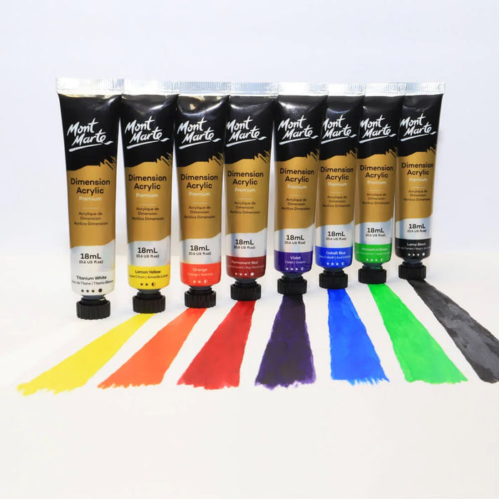 Mont Marte Dimension Acrylic Intro 8pc