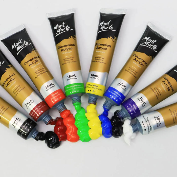 Mont Marte Dimension Acrylic Intro 8pc
