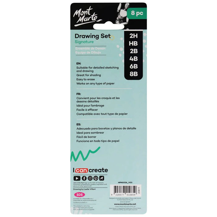 Mont Marte Drawing Set 8pc