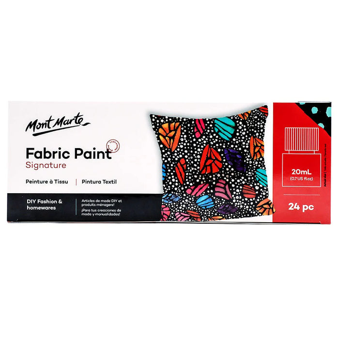 Mont Marte Fabric Paint Set 24pc