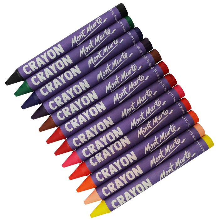Mont Marte Jumbo Crayons 12pc