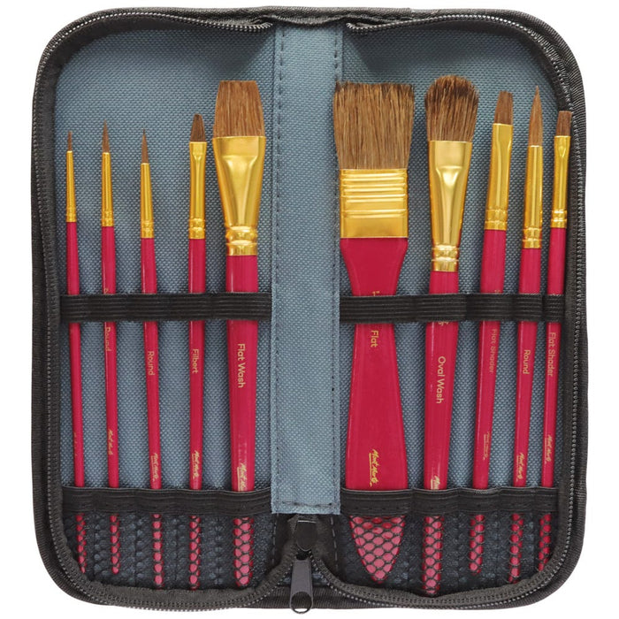 Mont Marte Watercolour Brush Set 11pc