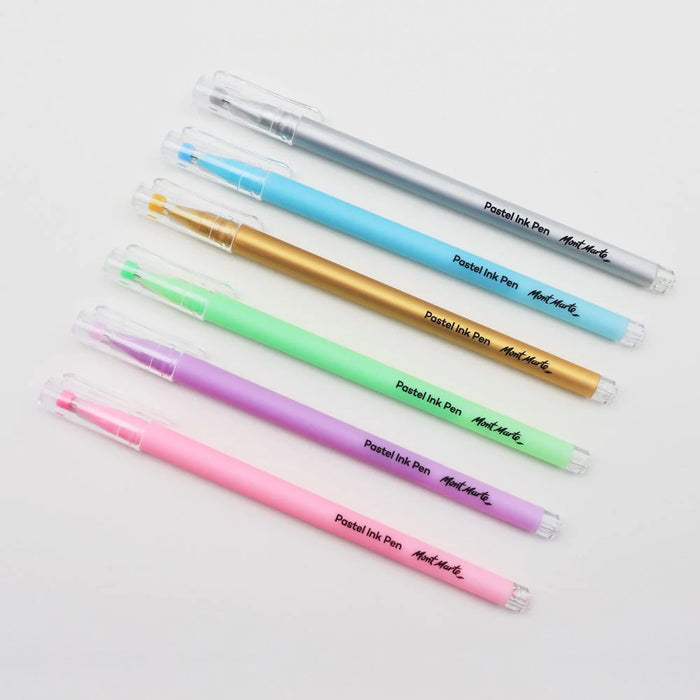 Mont Marte Pastel Ink Pens 6pc