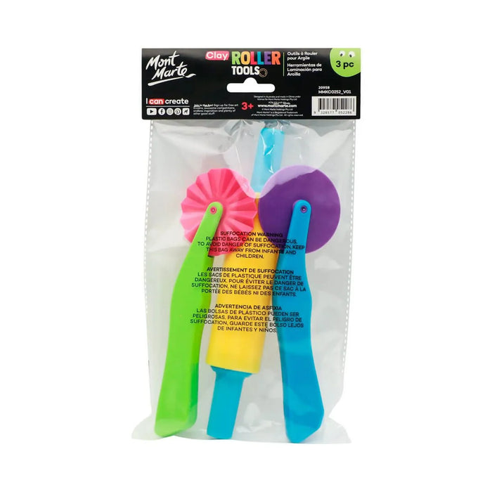 Mont Marte Clay Roller Tools 3pc