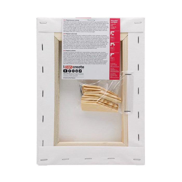 Mont Marte Canvas Pine Frame Single Thickness 18x24cm