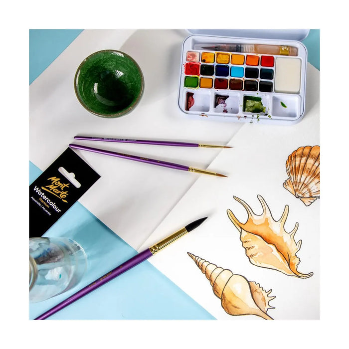 Mont Marte Brush Watercolour Round 5